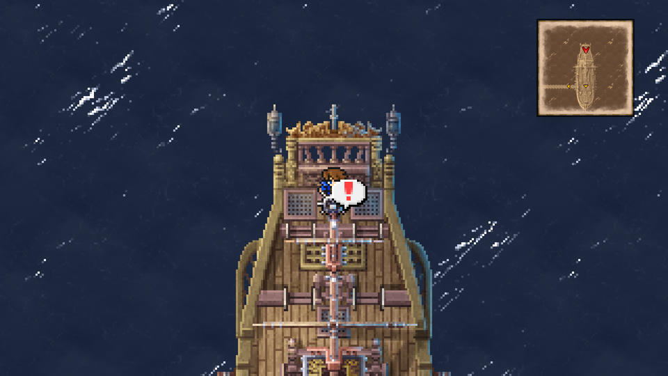 Grab the wheel to trigger the Faris recruitment cutscene.