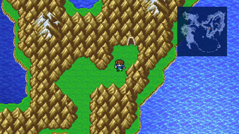 Pirate's Hideout to the Torna Canal entry, with land farming outside