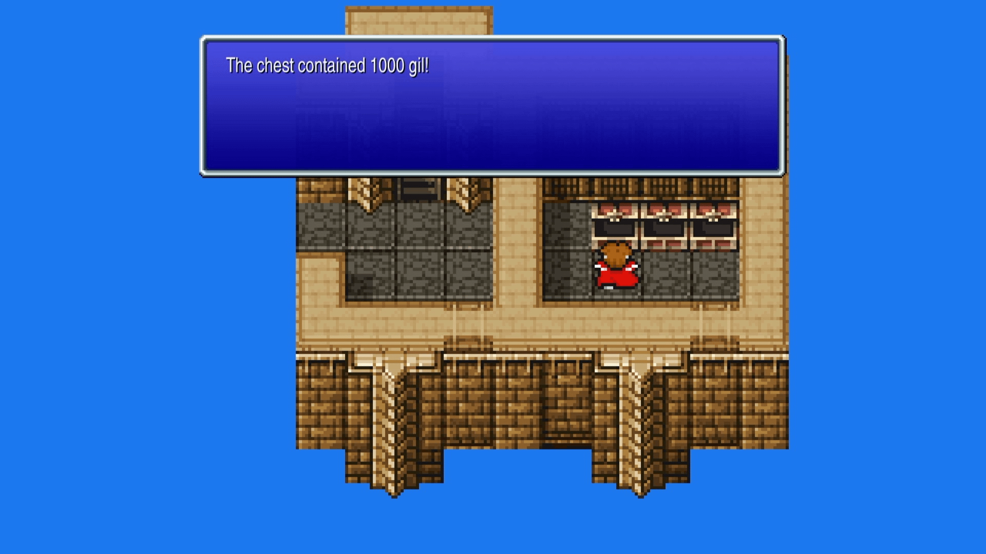 Three 1,000 Gil chests hidden behind the torch passage on Castle Argus 2F