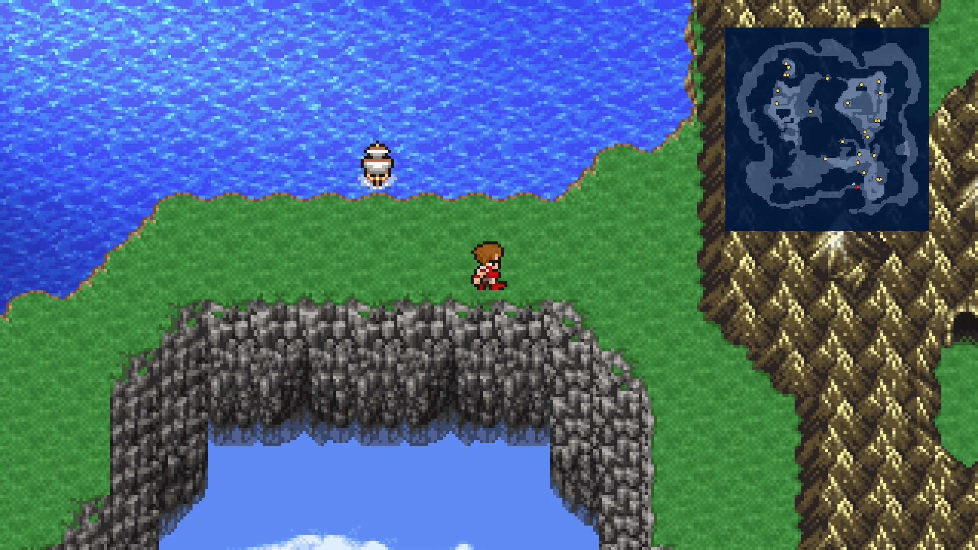 Southern rim of the Floating Continent where Parademon, Lynx, and Hornet spawn